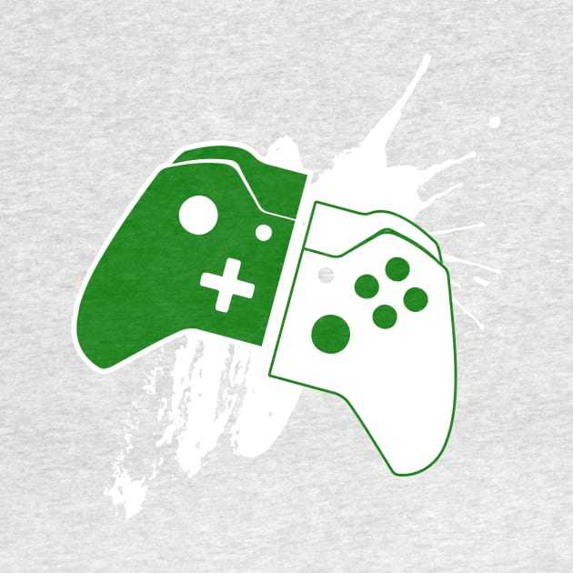 Xbox Control Paint Splash by damienmayfield.com